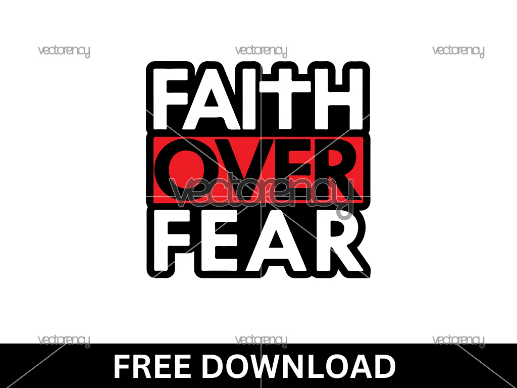 Faith Over Fear SVG Free