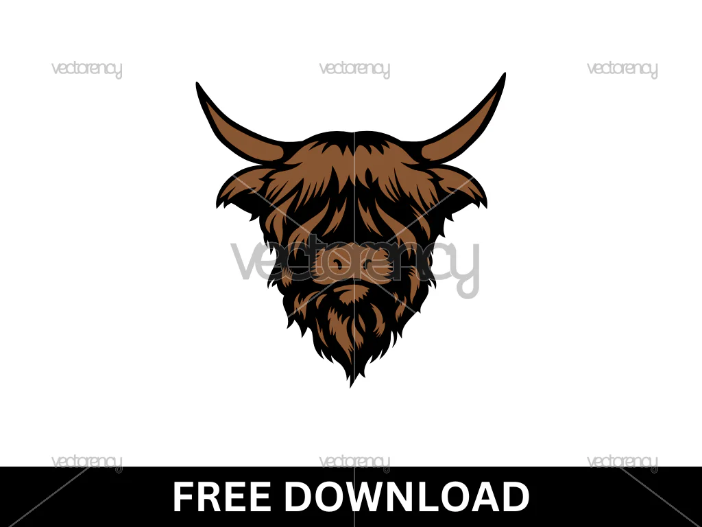 Free Highland Cow SVG