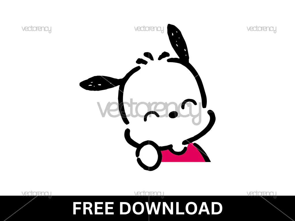 Free Cute Pochacco SVG Vector