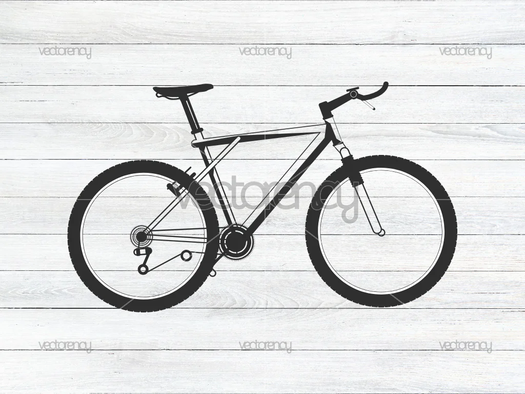 Mountain Bike Clipart Image SVG PNG