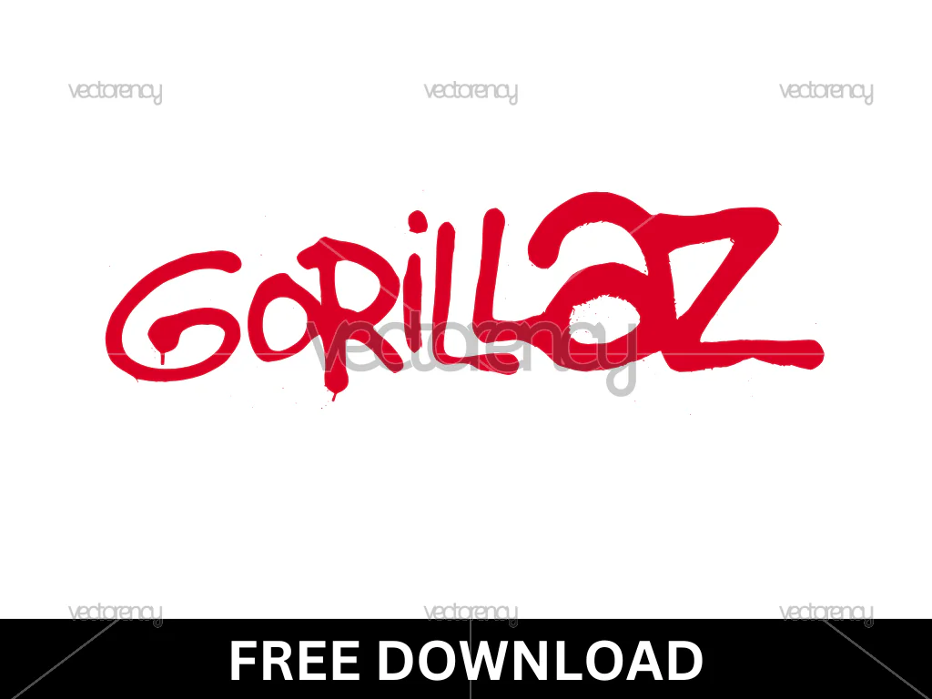 Gorillaz Band Logo Vector Free