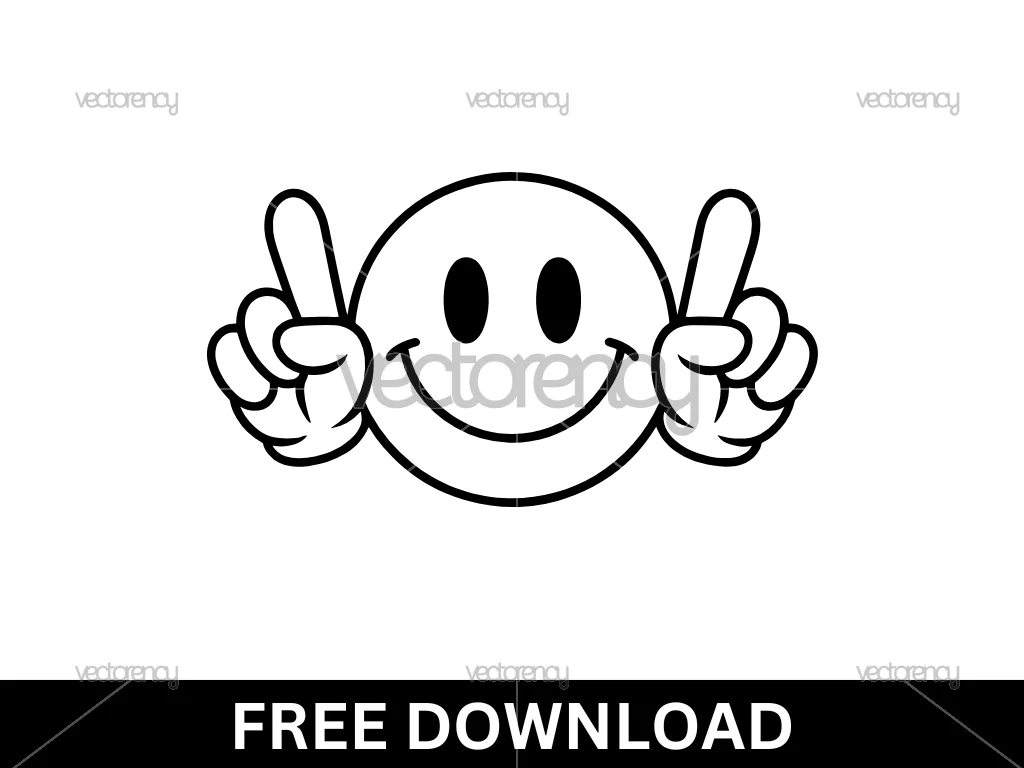 Free Smiley Face Emoji SVG File