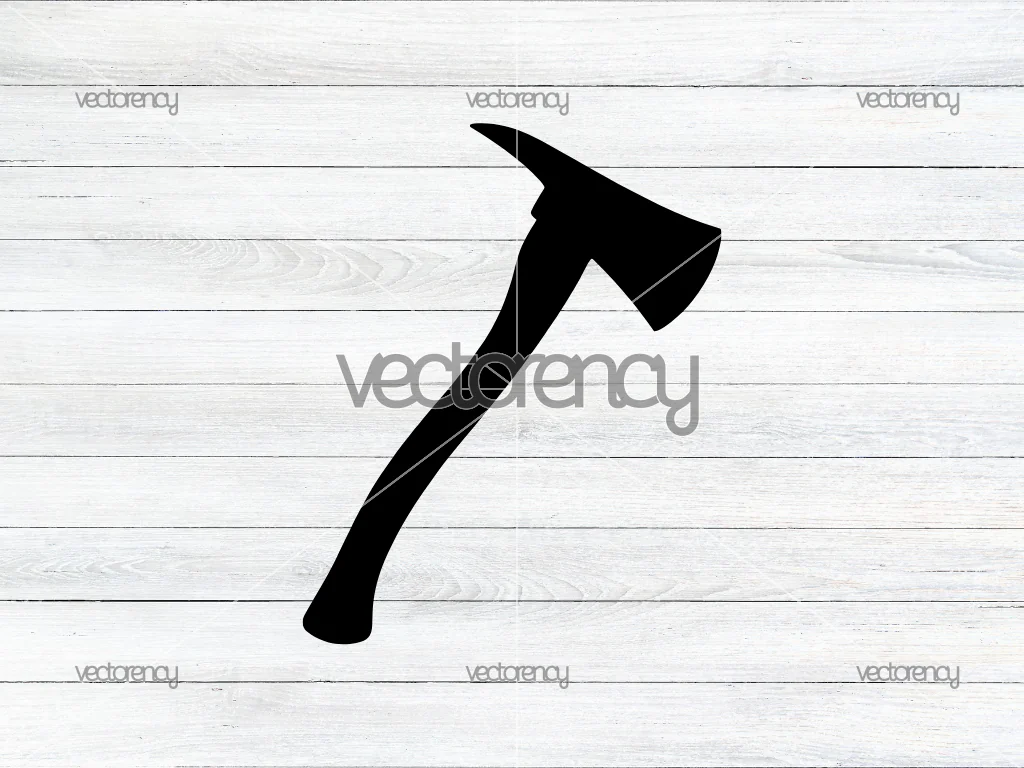 Fireman Axe SVG Files Firefighter Vector