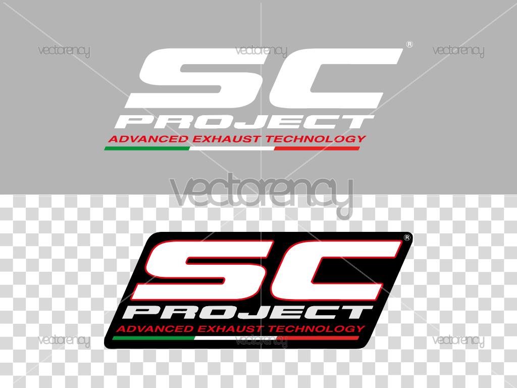 SC Project Exhaust Logo Vector SVG PNG
