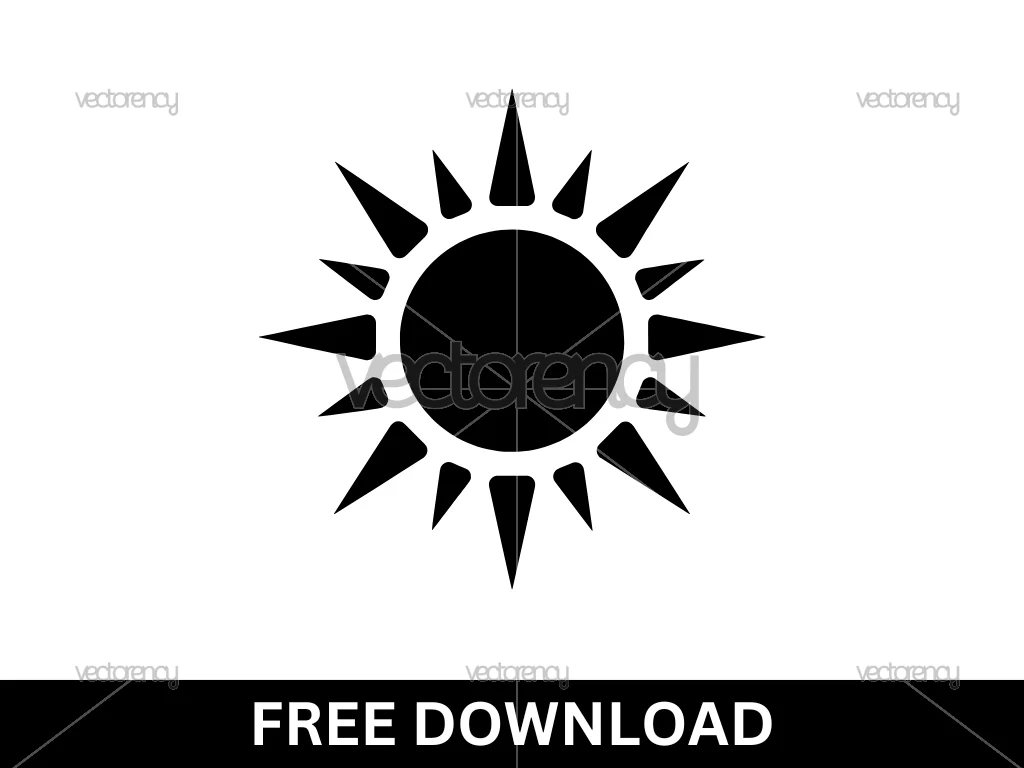Free Sunshine SVG Vector