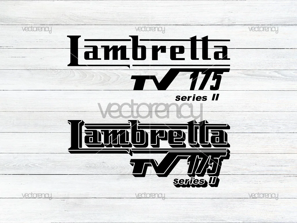 Lambretta TV175 Series II Vector PNG SVG