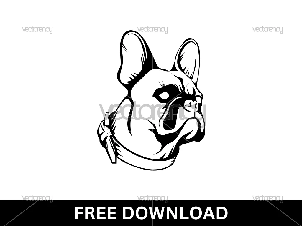 French Bulldogs Free SVG