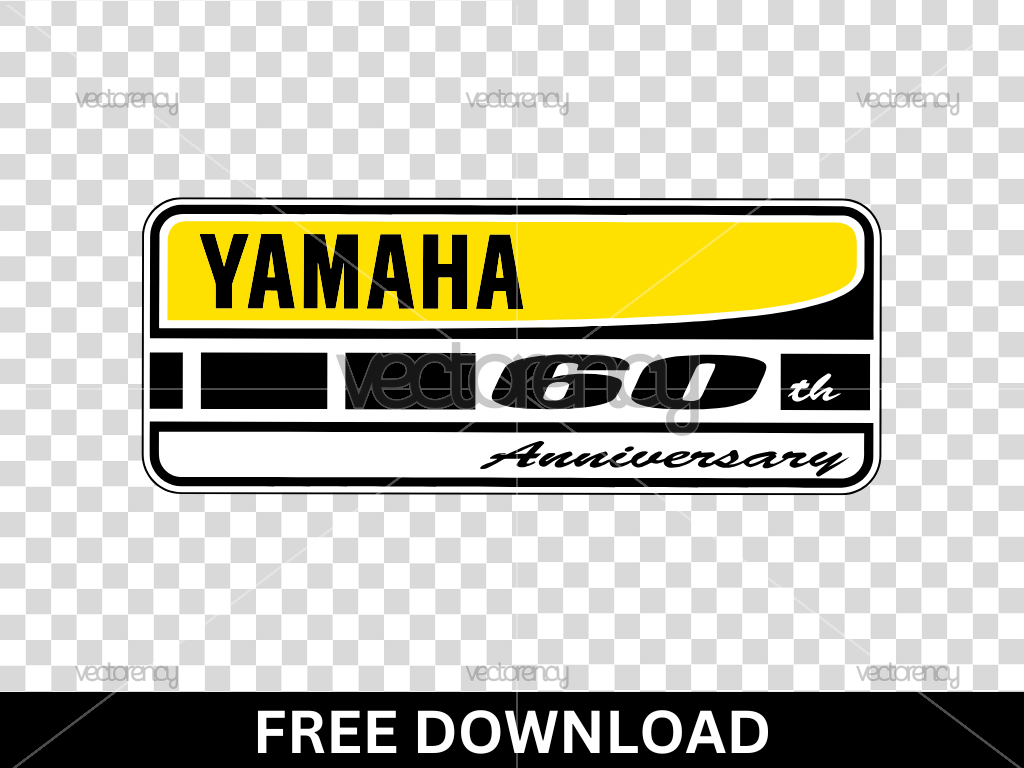 Free Yamaha 60th Emblem Vector