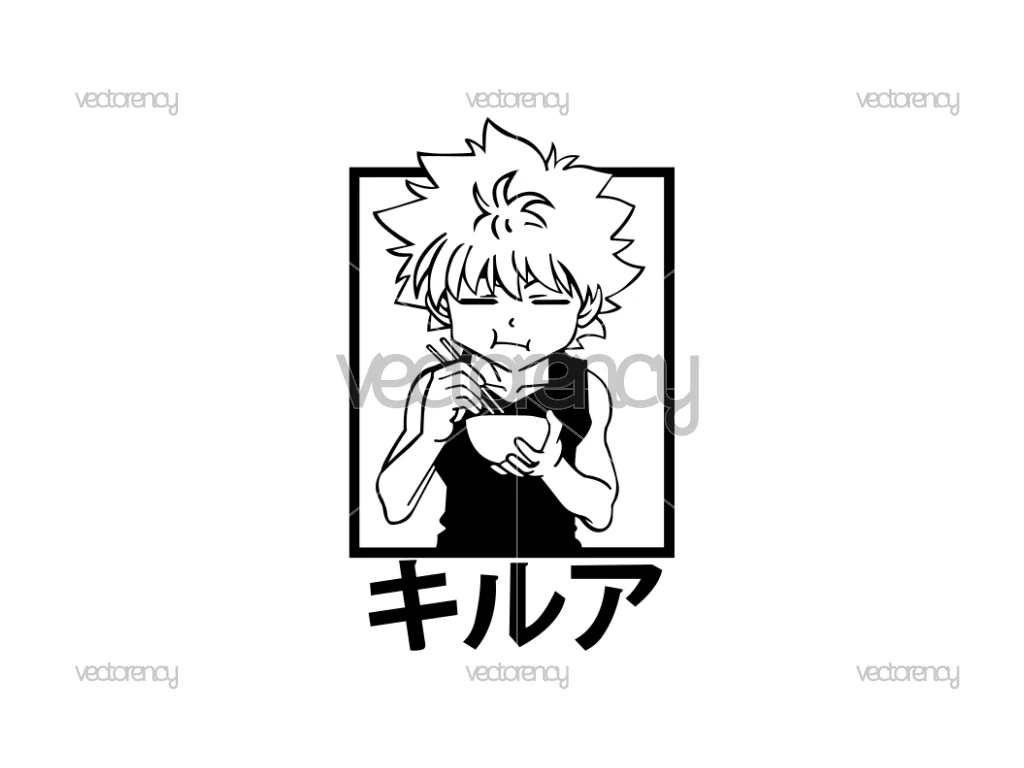 Anime Killua SVG Hunter X Hunter PNG