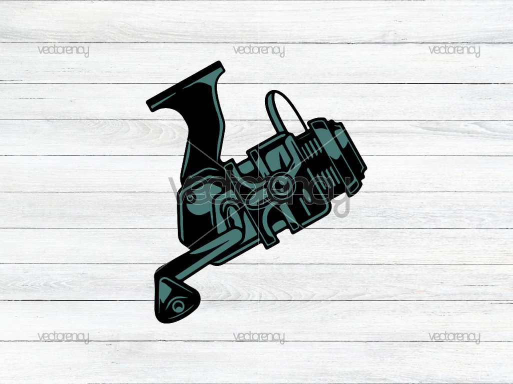 Fishing Reel Vector SVG