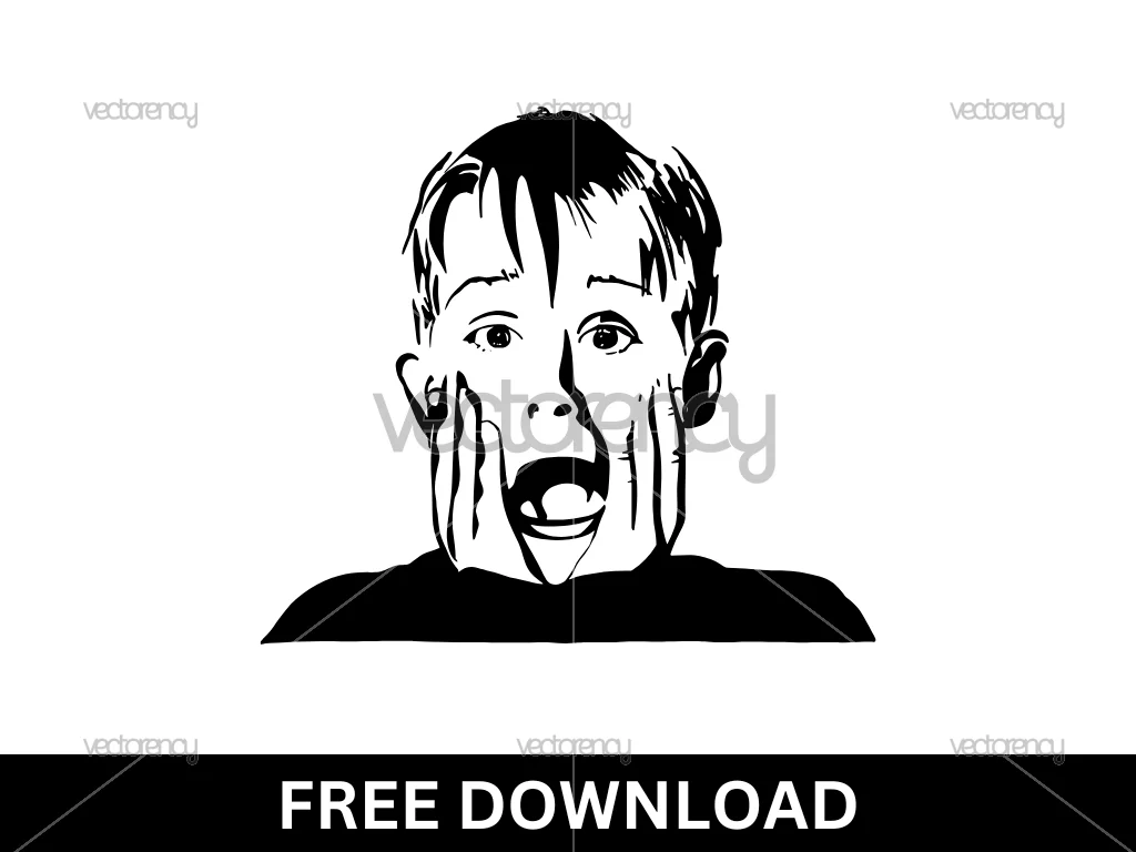 Kevin Home Alone SVG Free