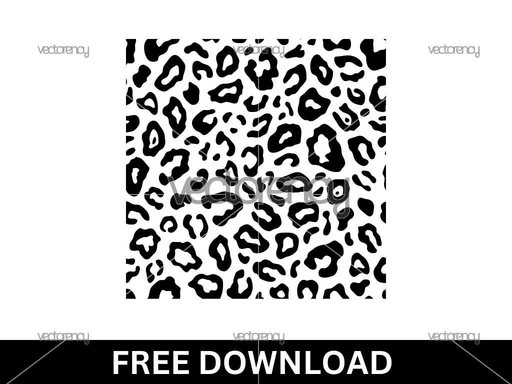Leopard Print Pattern Free SVG Cricut