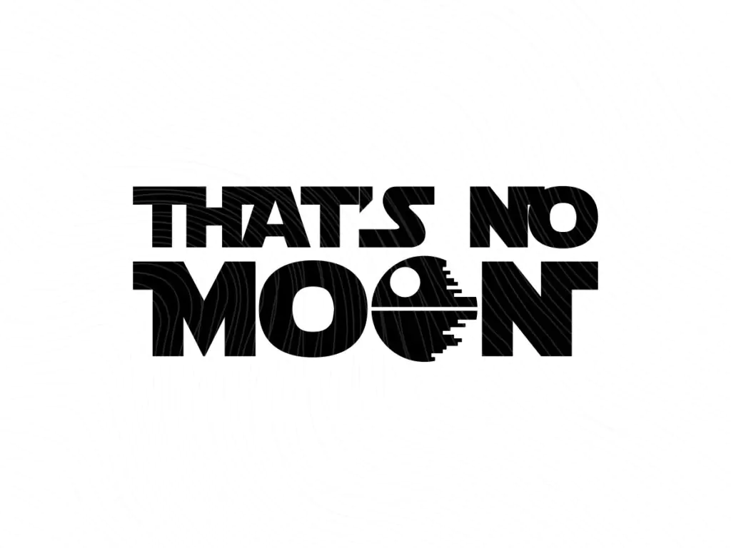 That’s No Moon SVG