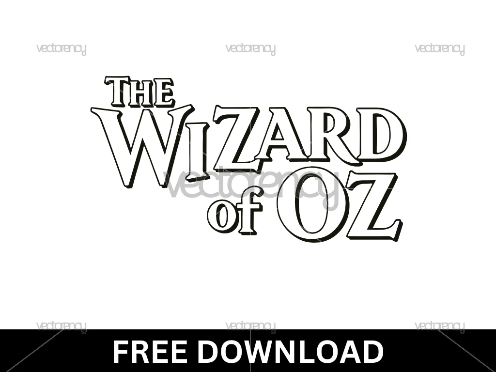 Free The Wizard of Oz 1939 Outline Logo Vector