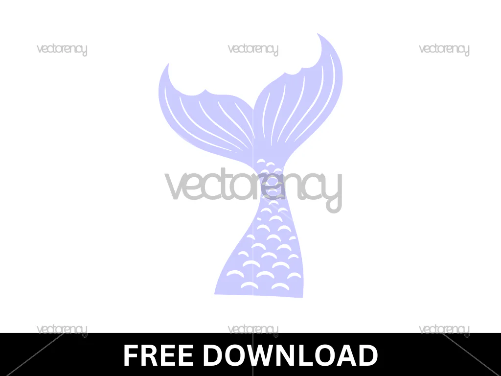 Mermaid Tail SVG Free Download