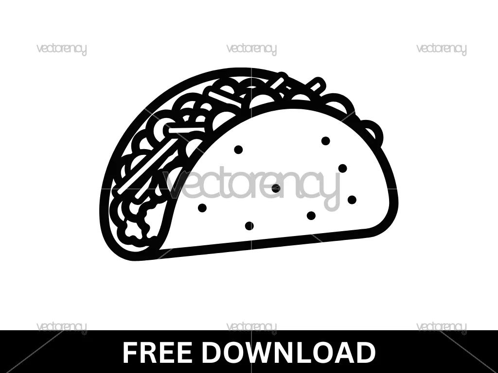 Free Taco SVG Cut File