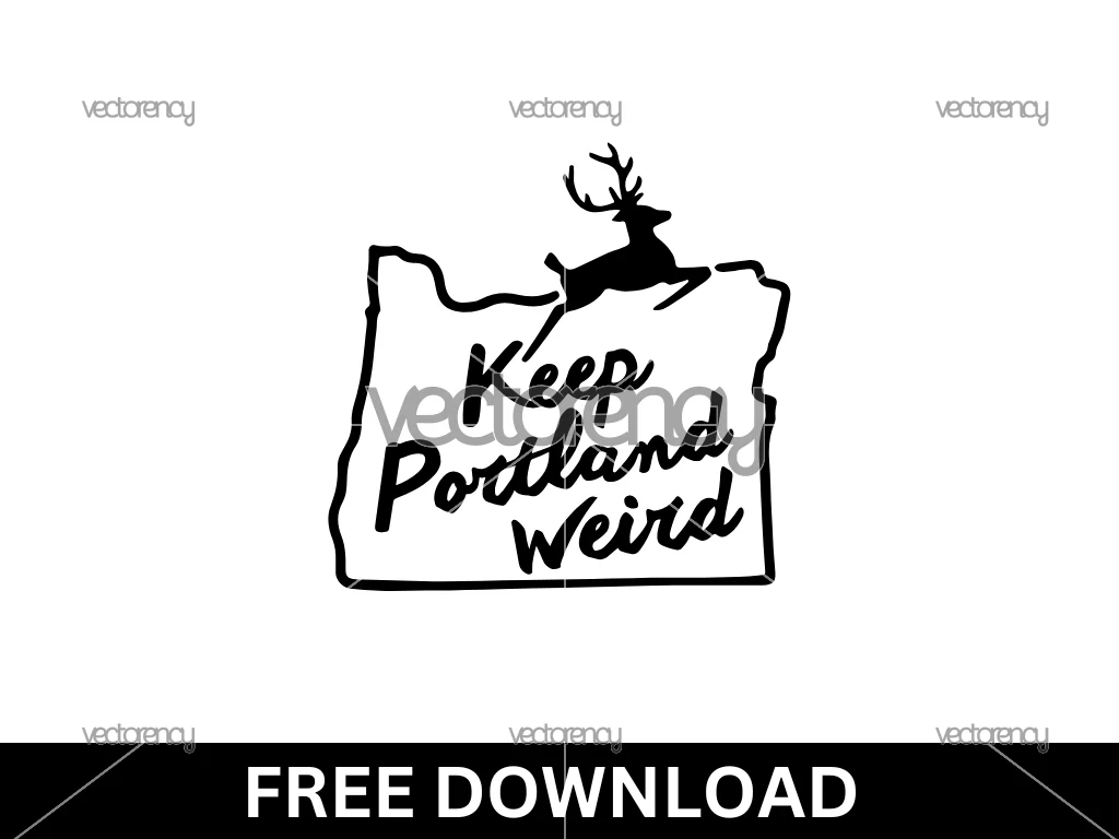 Keep Portland Weird SVG Free