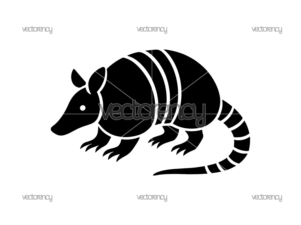 Armadillo SVG Cut File Clipart