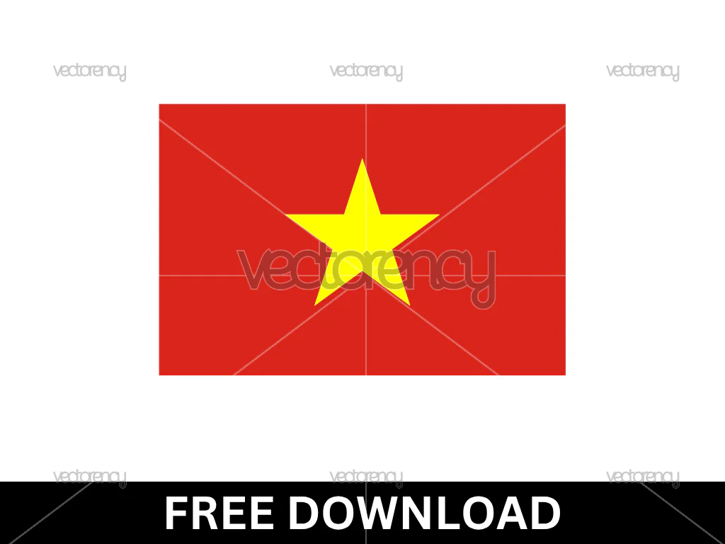 Flag Vietnam SVG Free