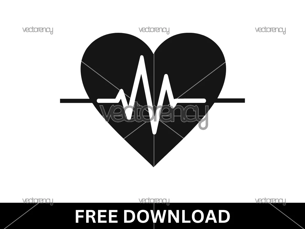 Heartbeat Cut File Free Download for Cricut