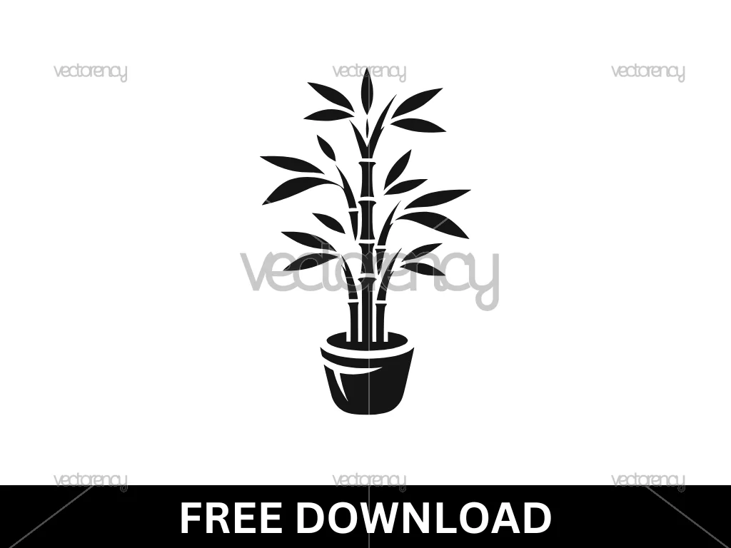 Bamboo Tree SVG Free