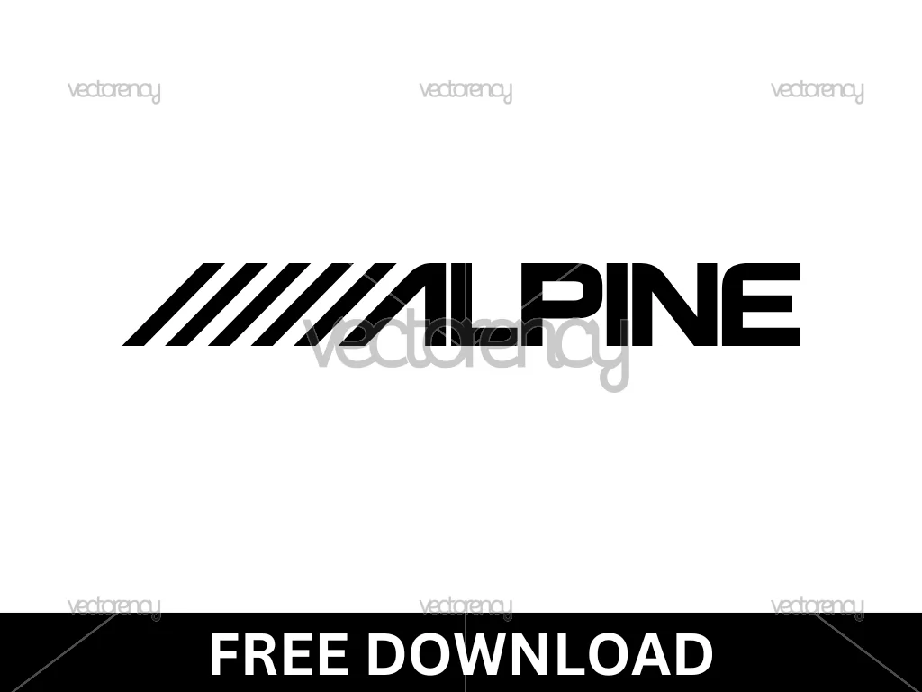 Alpine Audio Logo SVG