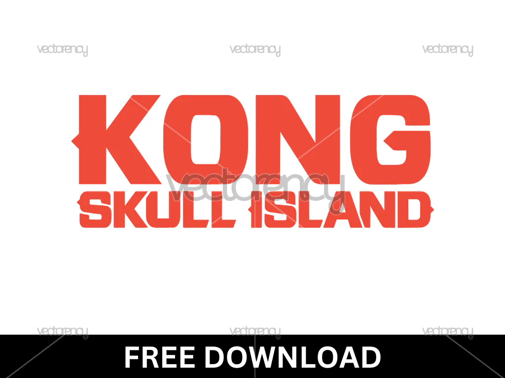 Kong Skull Island Logo Vector Free