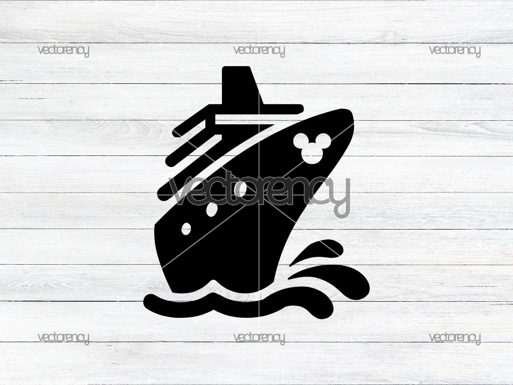 Ship Cruise Disney Adventure SVG