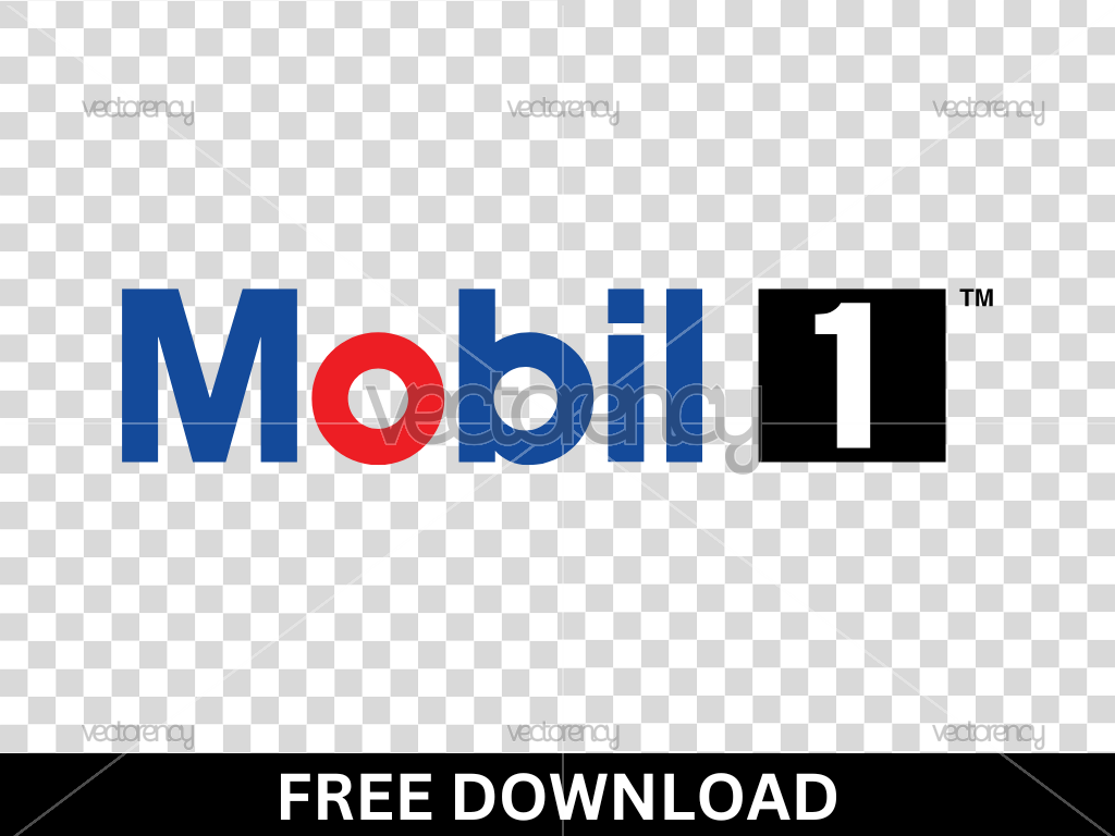 Mobil 1 Oil Logo SVG Free