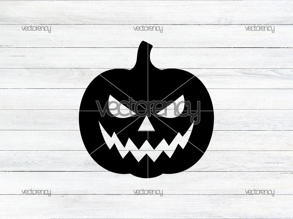 Jack O Lantern Scary SVG Clipart