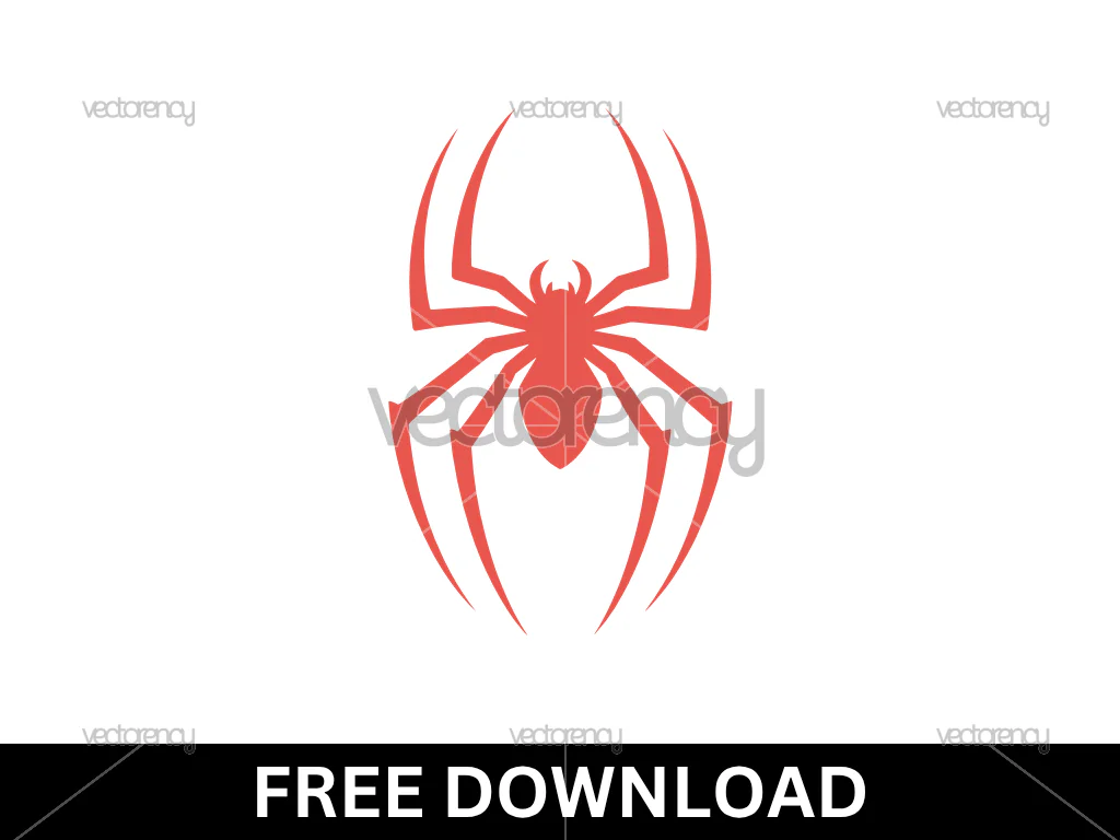 Spider Silhouette SVG Free