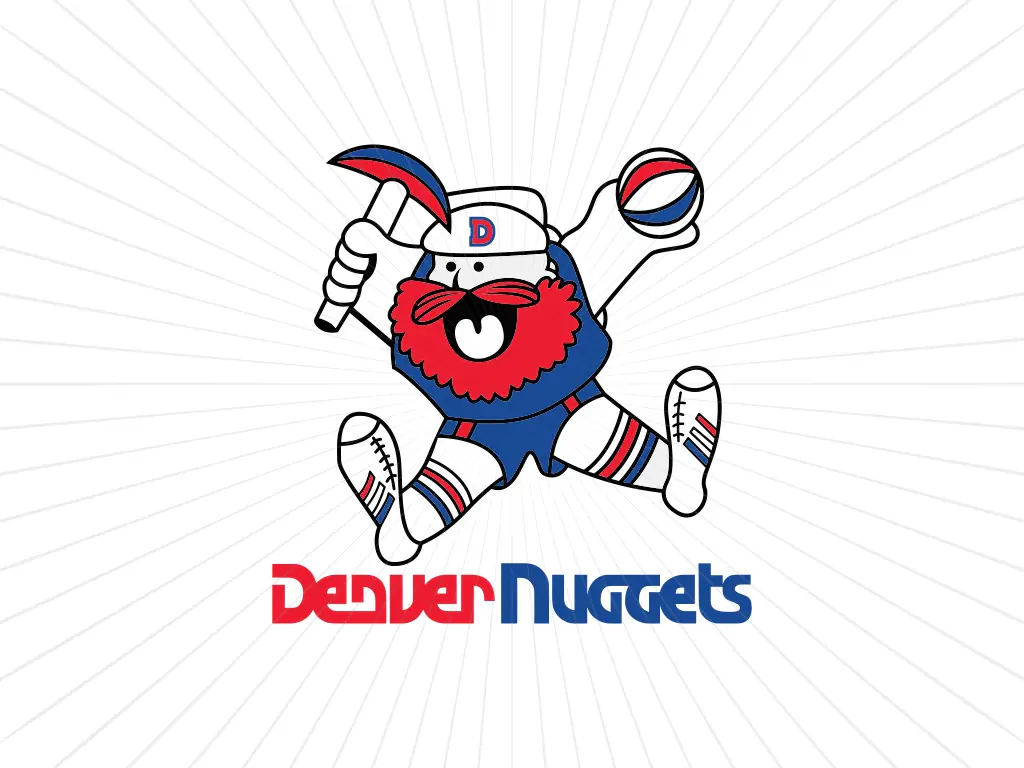 Denver Nuggets Maxie Miner Retro Logo SVG, PNG, EPS