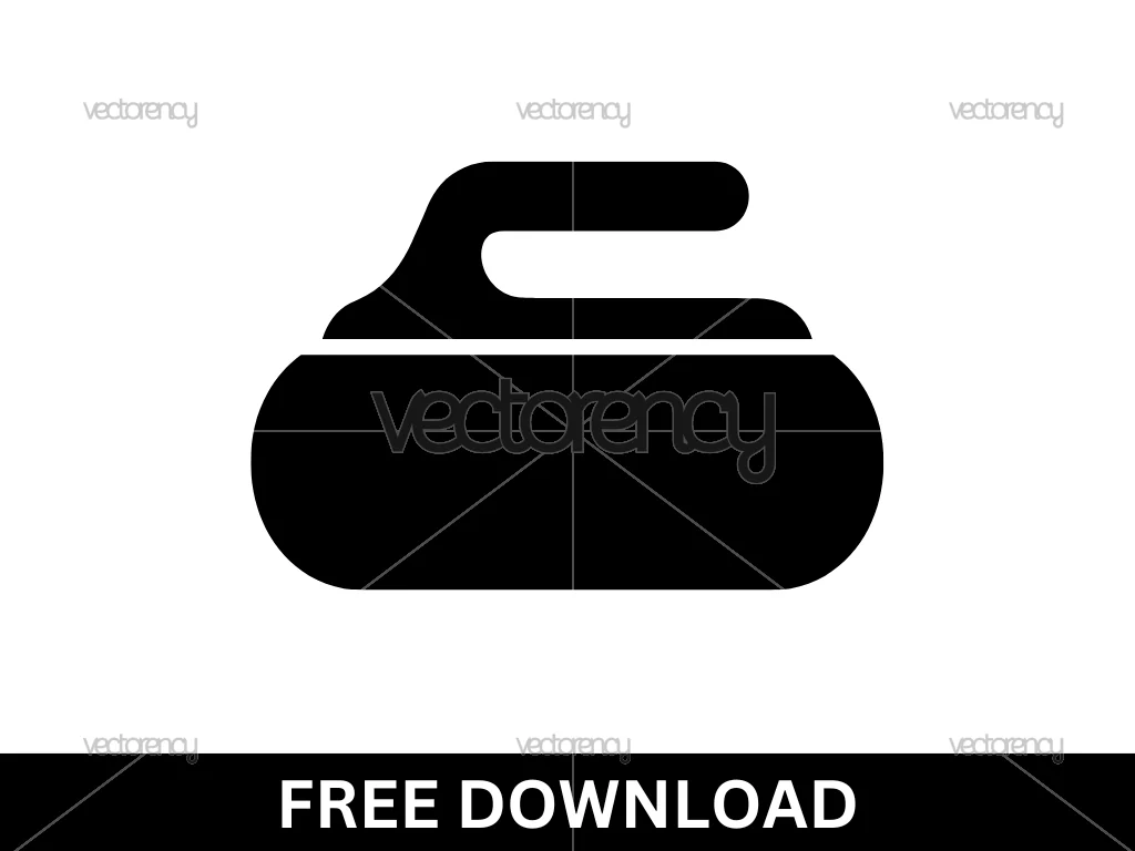 Free Curling Stone SVG