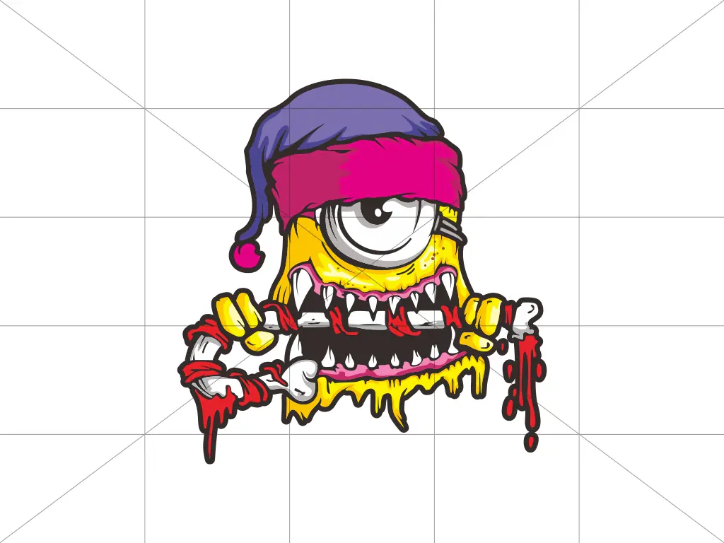 Minion Zombie Vector SVG PNG DTF HD Files