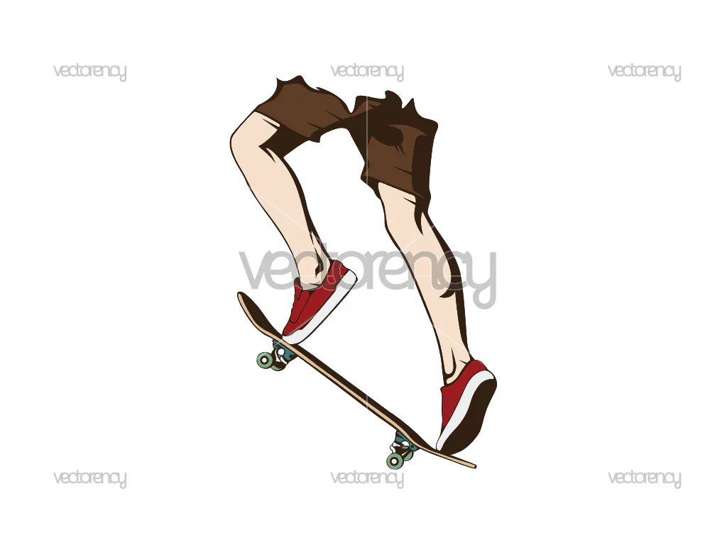 Vector Illustration Skateboarding Download