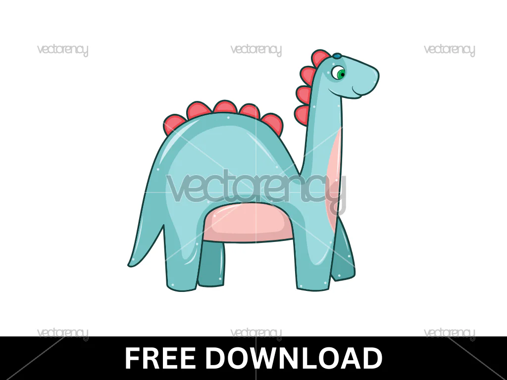 Free Download Cute Dino SVG PNG