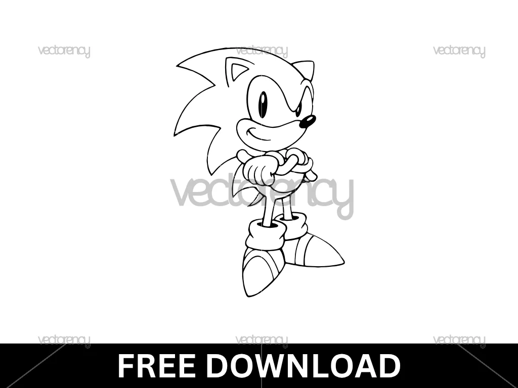 Sonic the Hedgehog SVG Free
