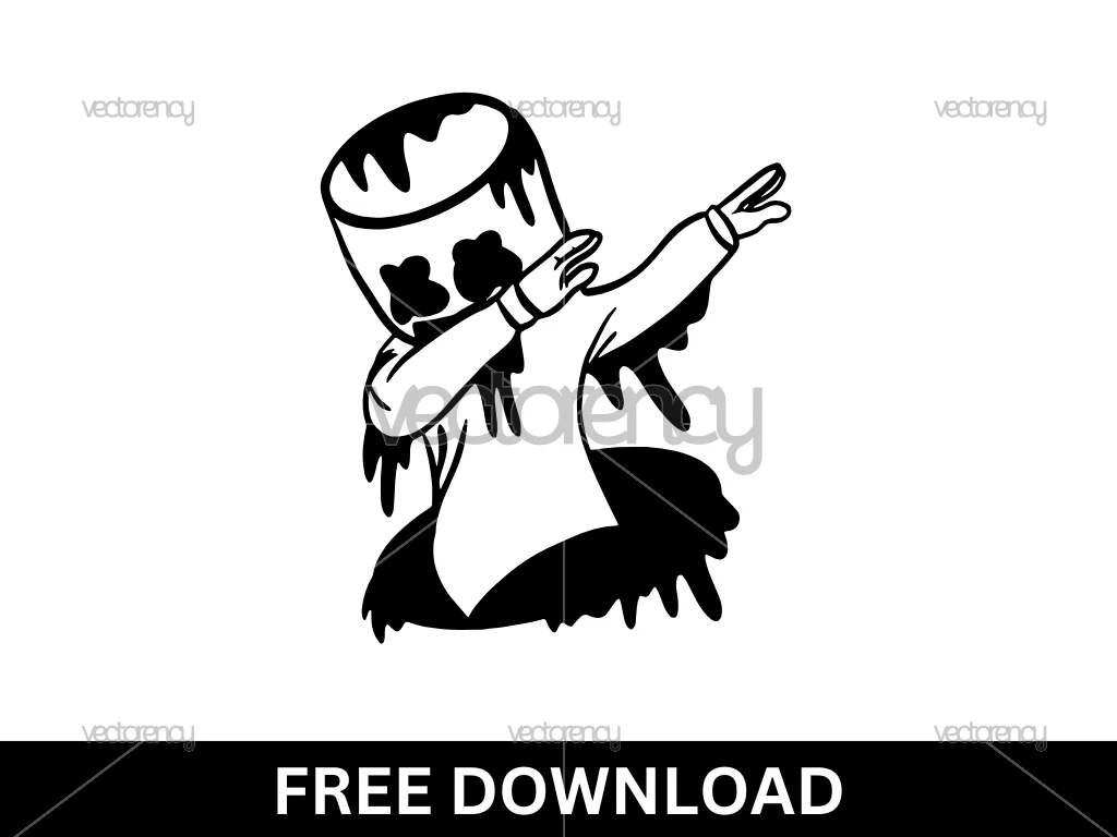 DJ Marshmello Stock SVG Free