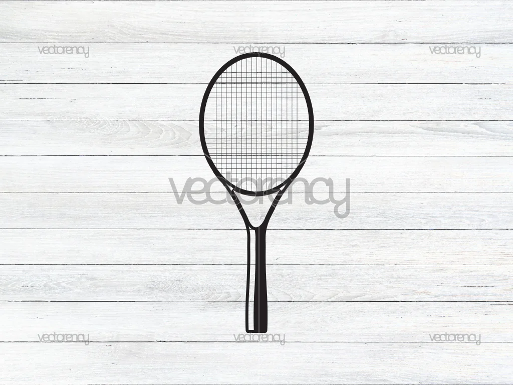 Tennis Racket Vector SVG