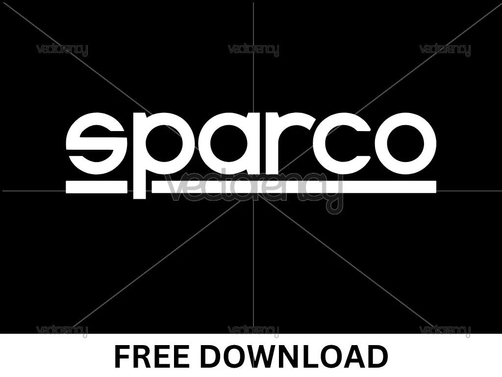 Sparco Logo White SVG Free