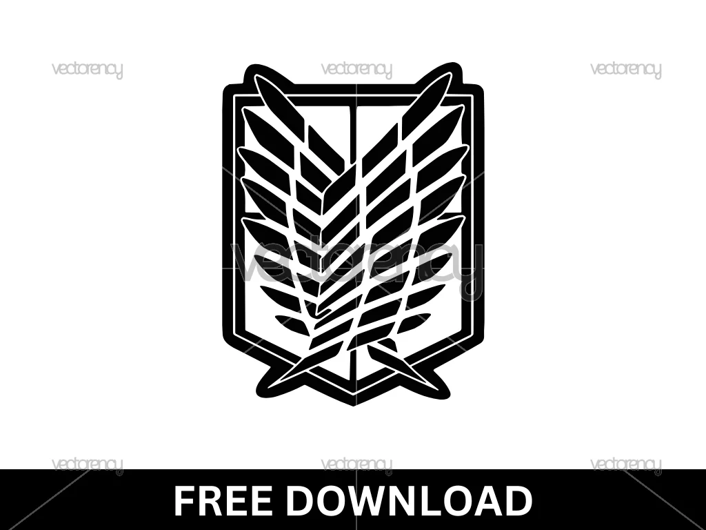 Free Attack on Titan Recon Corps Logo SVG