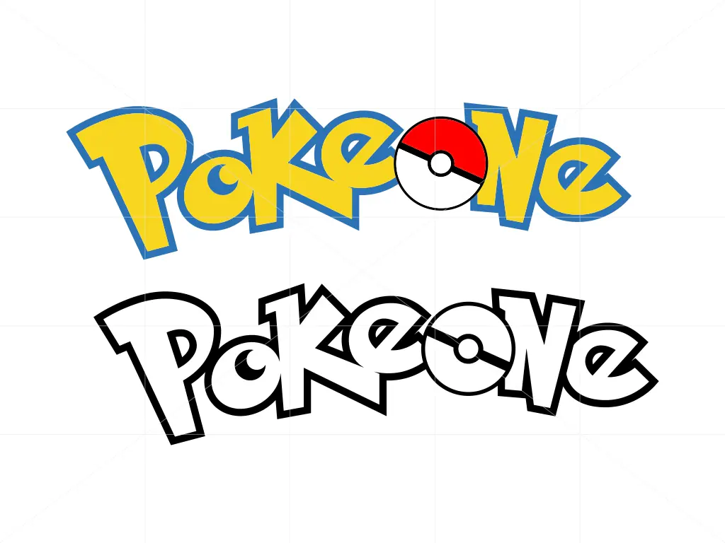 One 1st Birthday Pokemon SVG Design