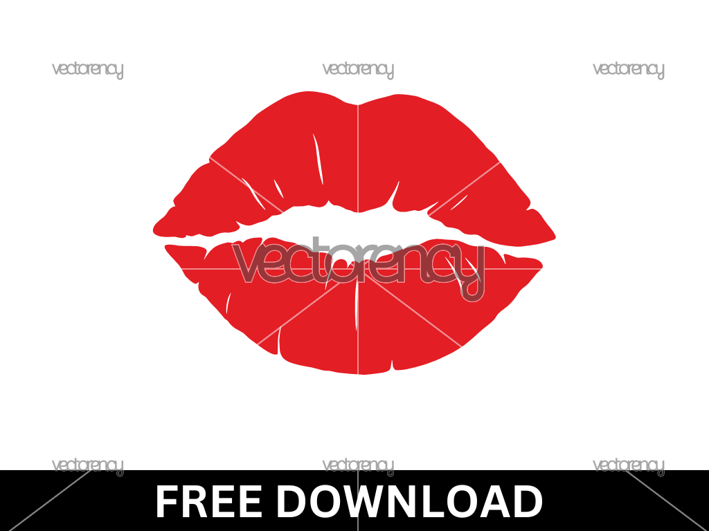 Kiss Mark SVG Free