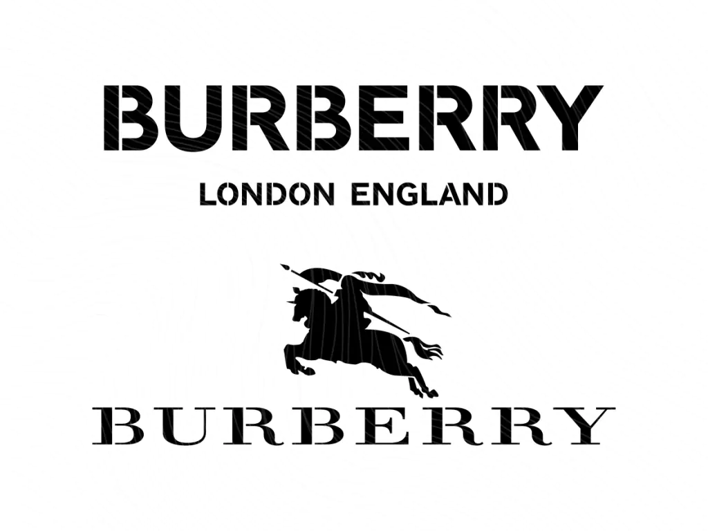 Burberry Logo Stencil DXF SVG Download