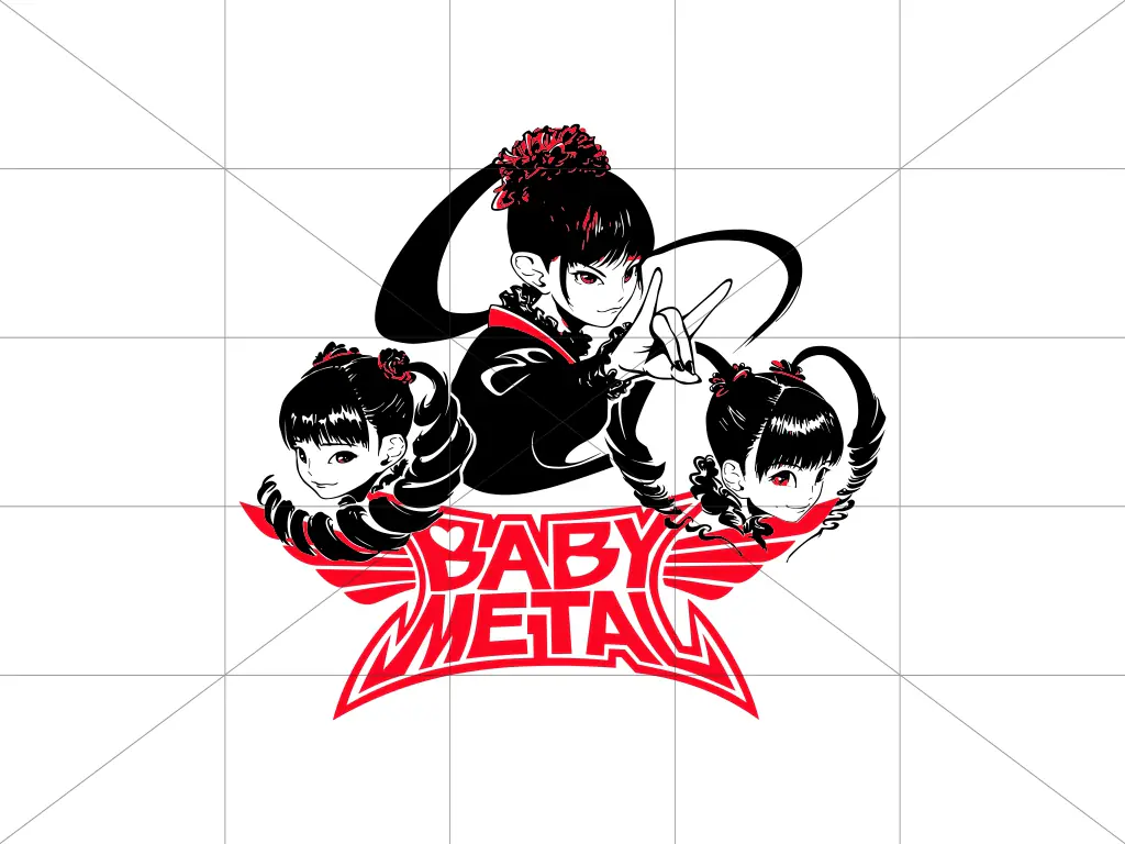 Japanese Band Baby Metal Vector HD