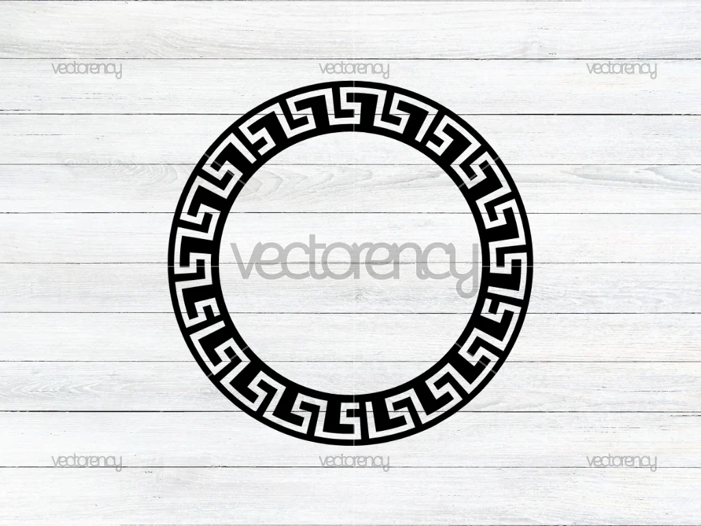 Versace DXF File SVG PNG Frame