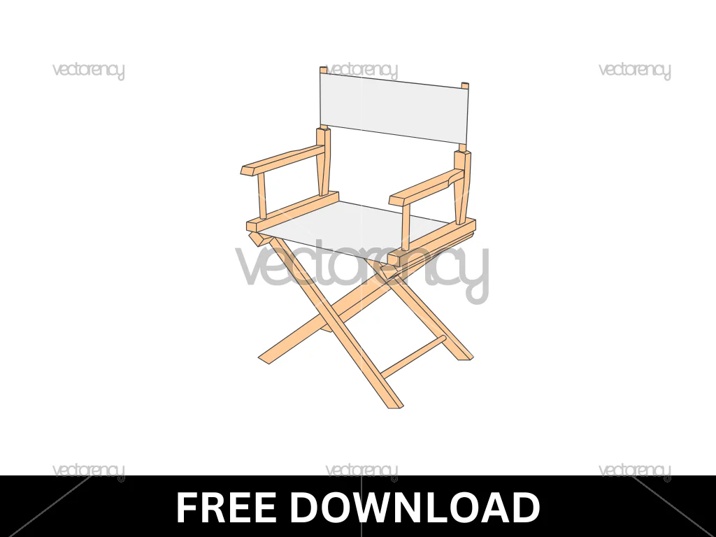 Director Chair Free Clipart SVG