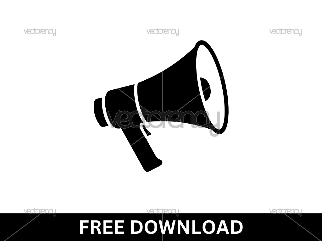 Cheer Megaphone SVG Cricut Free