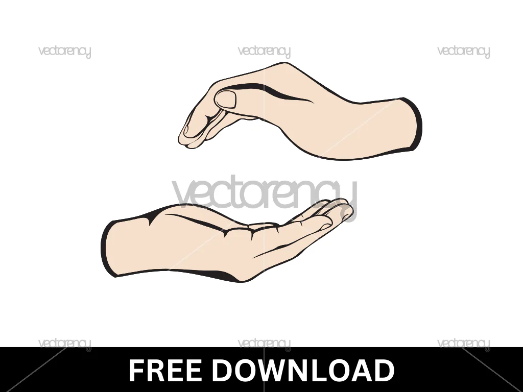 Hand Gesture Vector Free Download Illustration