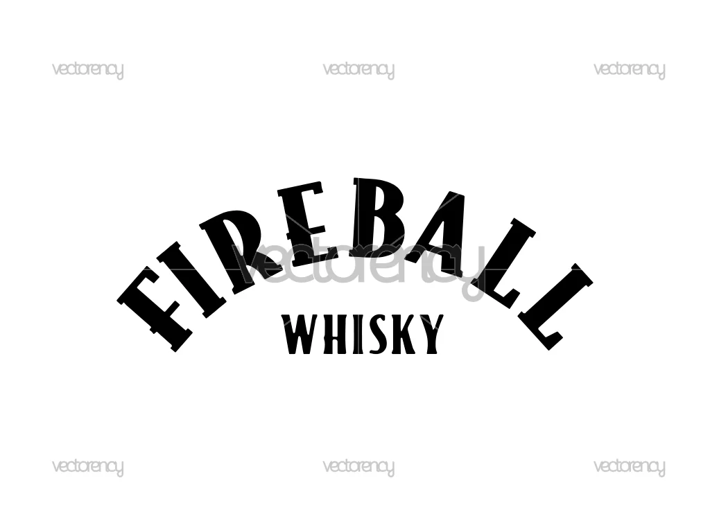 Fireball Whisky Vector